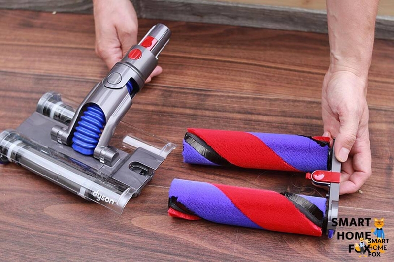 Brosse propre et moelleuse du Dyson Omni Glide